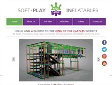 Tablet Screenshot of kingofthecastles.com